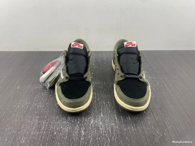 MaikeSneakers SP LOW X JORDAN AIR OG 'BLACK DM7866-002 OLIVE' TRAVIS SCOTT 1 0725